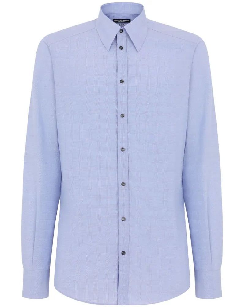 Dolce & Gabbana Kariertes Hemd - Blau Blau