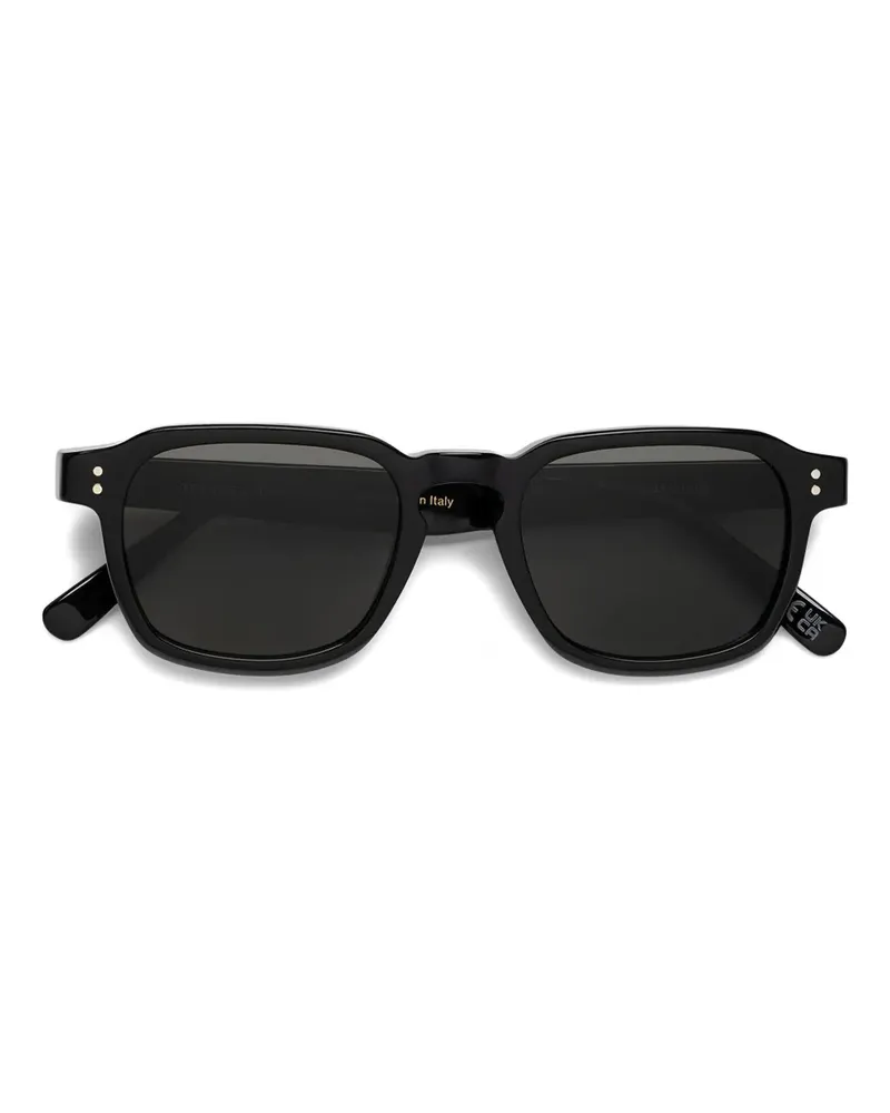 RETROSUPERFUTURE Sonnenbrille mit eckigem Gestell - Schwarz Schwarz