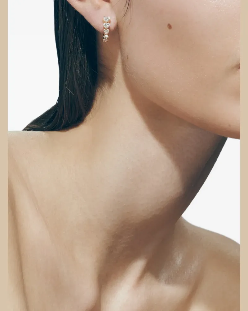 Sophie Bille Brahe Petite Boucle Ensemble Ohrringe mit Diamanten - Gold Gold