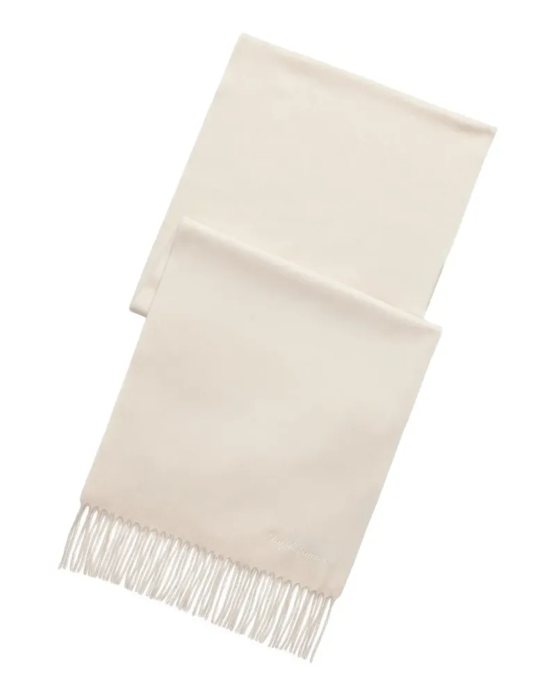 Ralph Lauren Gewebter Kaschmirschal mit Fransen - Nude Nude