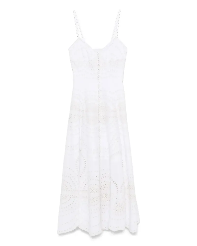 Charo Ruiz Catta Maxikleid - Weiß Weiß