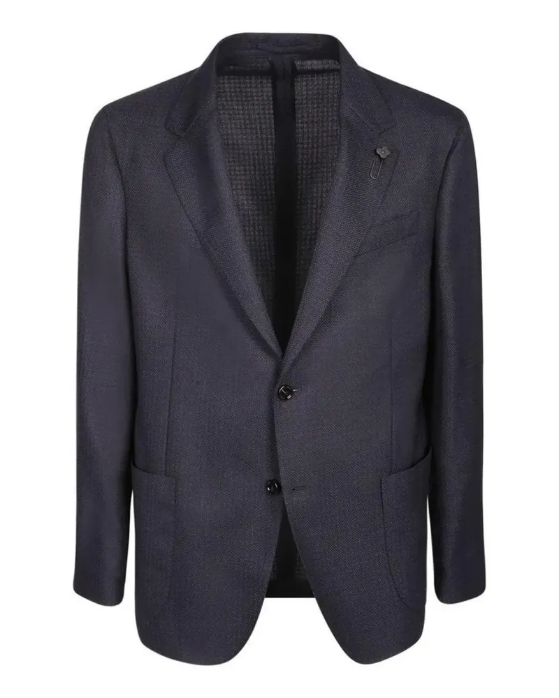 LARDINI Roma Blazer mit Blumendetail - Blau Blau