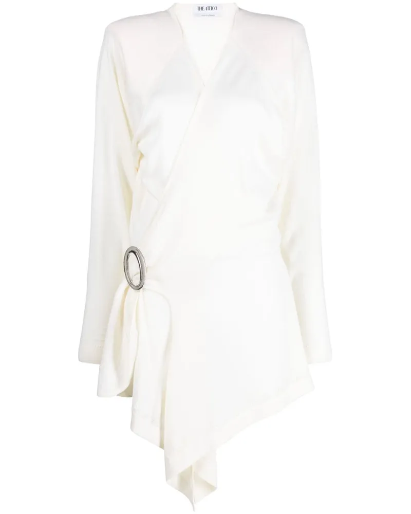 ATTICO Wickelkleid mit Ring - Nude Nude