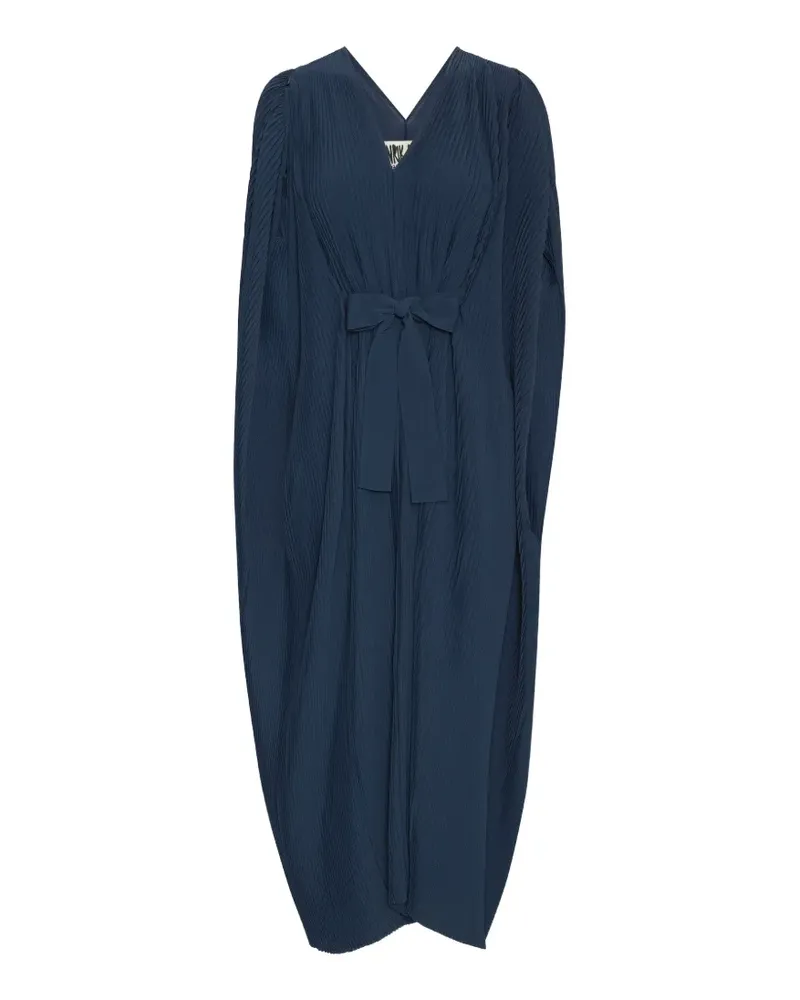 Henrik Vibskov Cherry Kaftan-Maxikleid mit Falten - Blau Blau