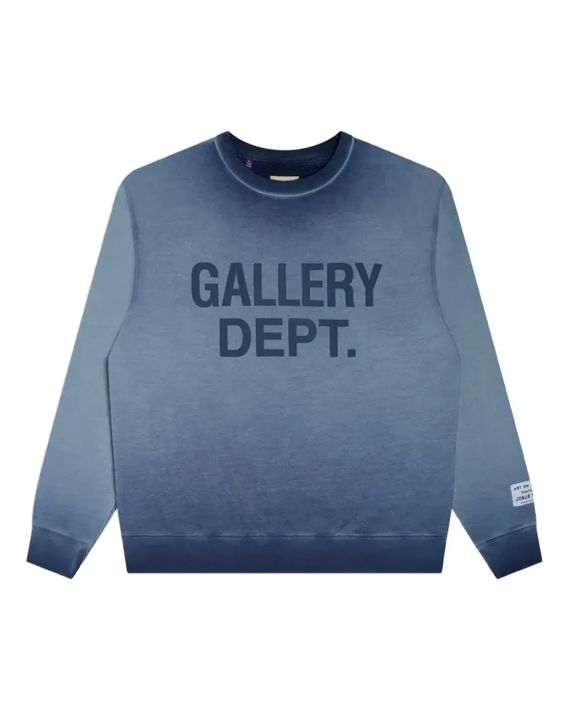GALLERY DEPT. logo-print sweatshirt - Blau Blau
