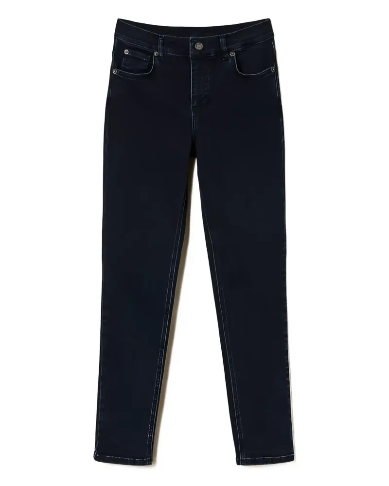 Twin-Set Skinny-Jeans im Five-Pocket-Design - Schwarz Schwarz
