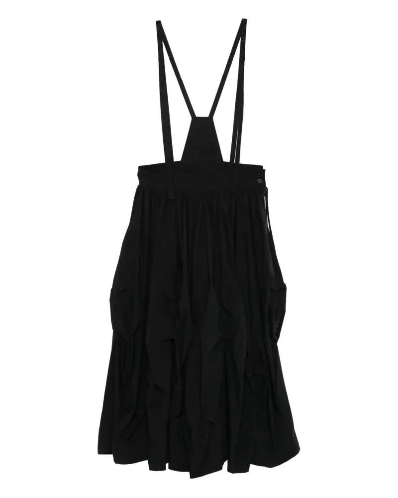 Yohji Yamamoto suspender skirt - Schwarz Schwarz