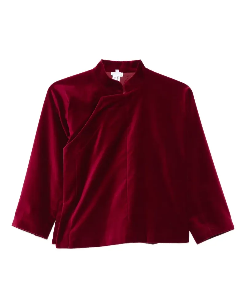 Comme des Garçons velvet cropped jacket - Rot Rot