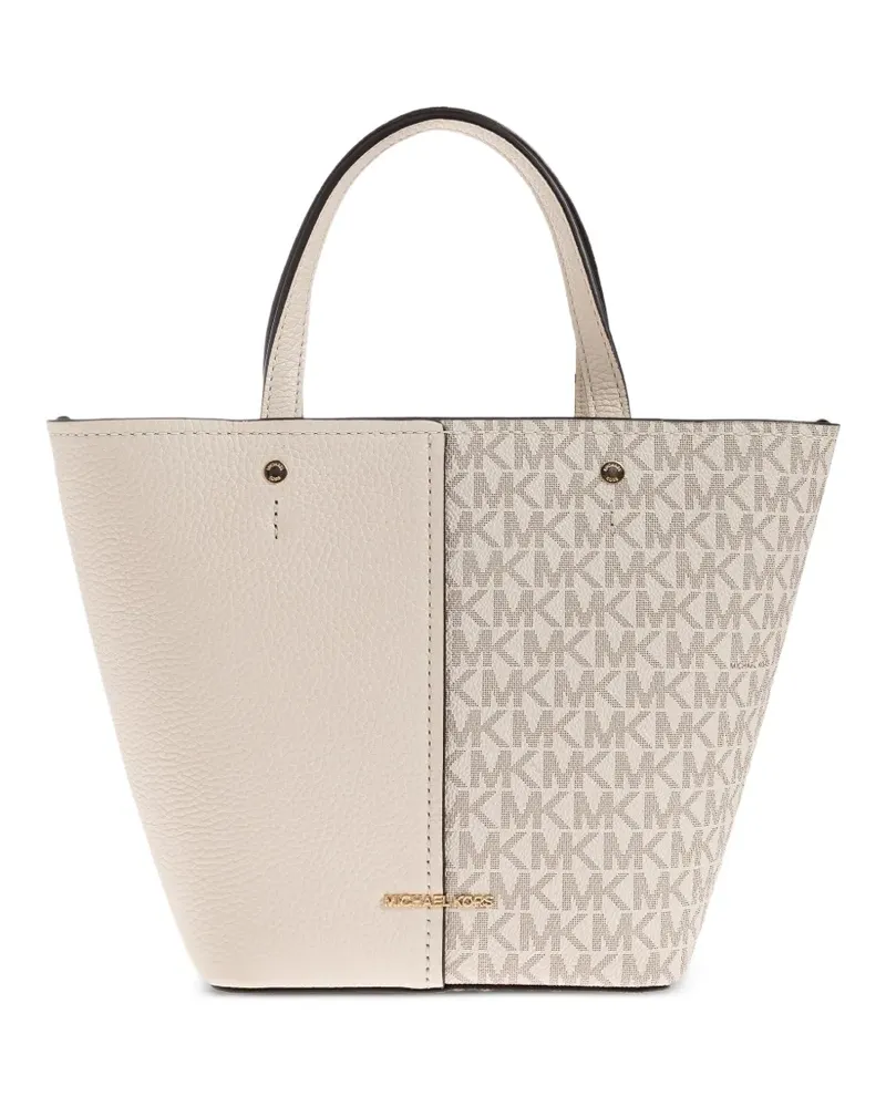 Michael Kors Mittelgroßer Flora Tote Bag mit Monogramm - Nude Nude