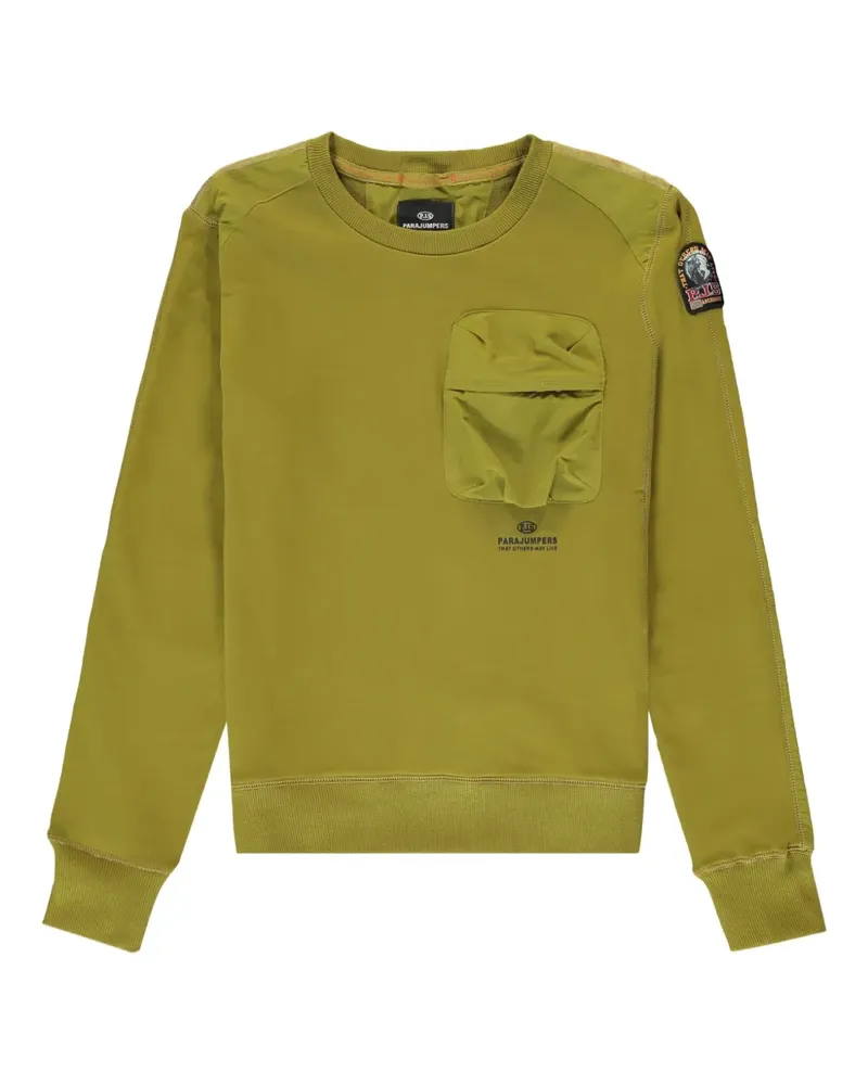 Parajumpers Sweatshirt mit aufgesetzter Tasche - Grün Grün