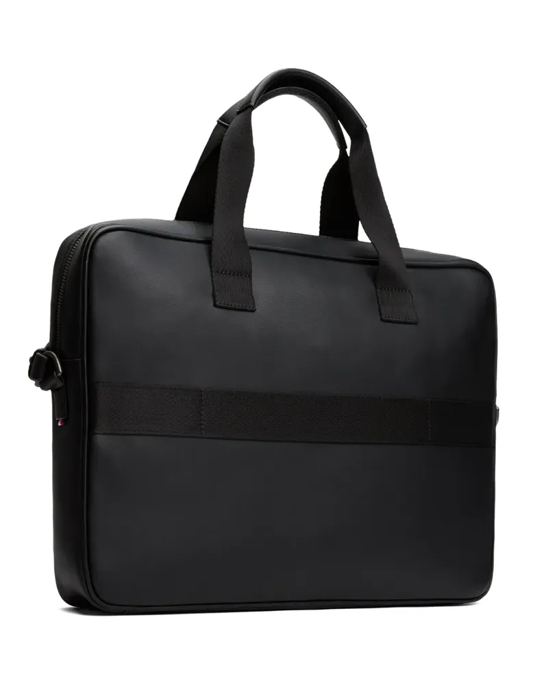 Tommy Hilfiger TH Monogram Laptoptasche - Schwarz Schwarz