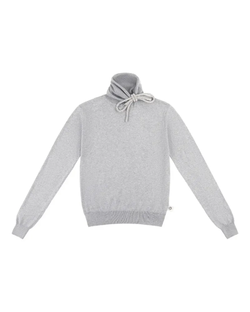 Area crystal-knot turtleneck sweater - Grau Grau