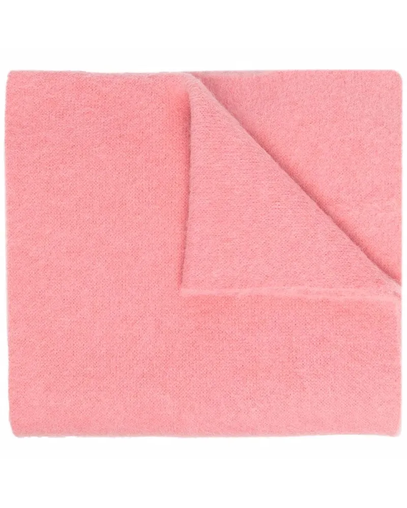 by FAR Schal mit Logo-Patch - Rosa Rosa