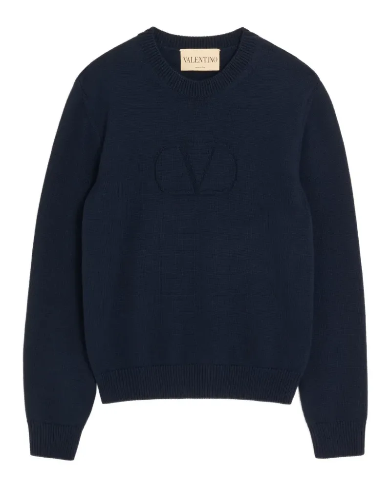 Valentino Garavani Pullover mit Logo-Stickerei - Blau Blau