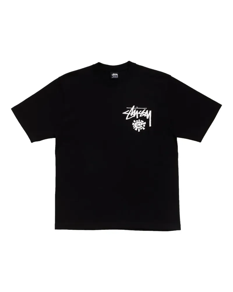 Stüssy Always World Tour T-Shirt - Schwarz Schwarz