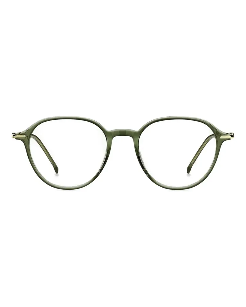 HUGO BOSS Brille mit rundem Gestell - Grün Grün