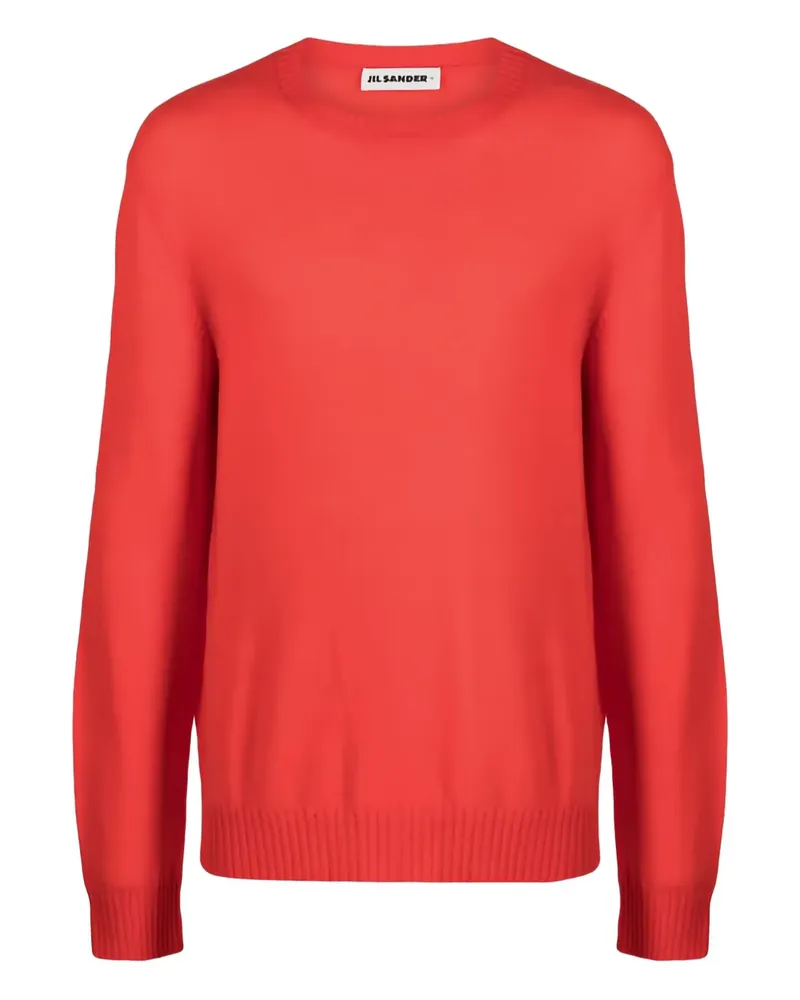 Jil Sander Klassischer Pullover - Rot Rot