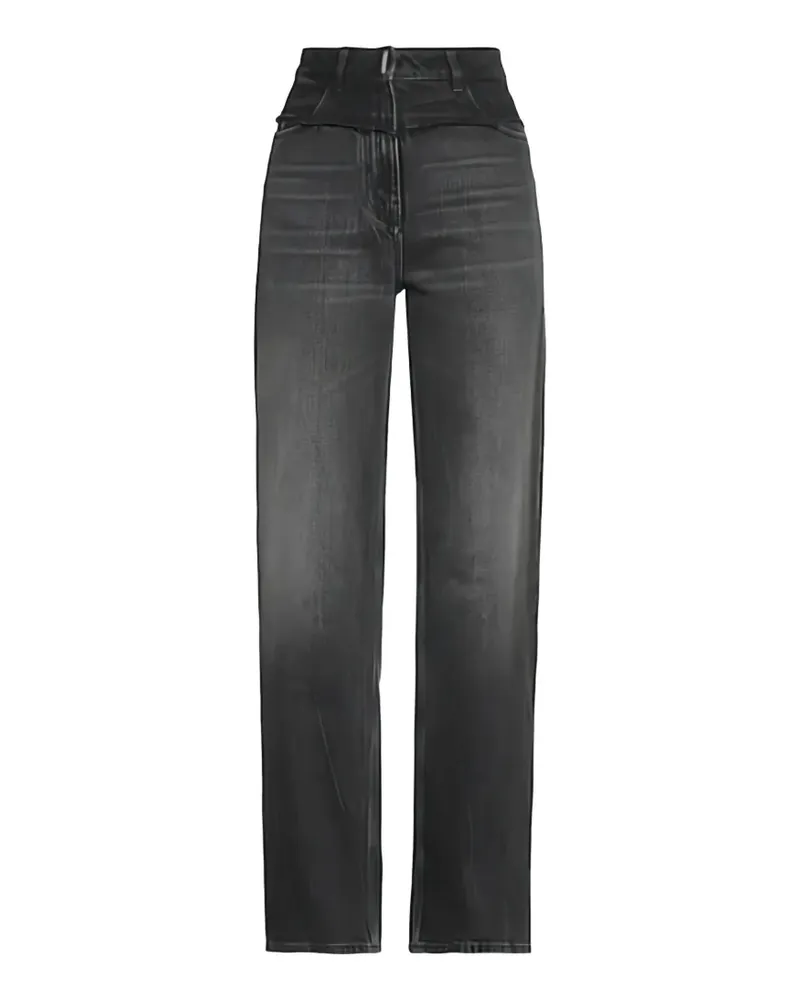 Givenchy Oversized-Jeans mit hohem Bund - Grau Grau