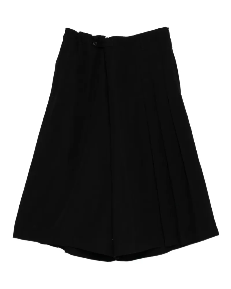 Yohji Yamamoto Hosenrock aus Gabardine - Schwarz Schwarz