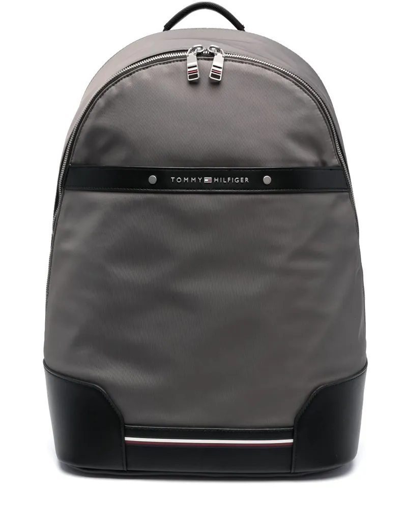 Tommy Hilfiger Rucksack mit Logo-Schild Grün