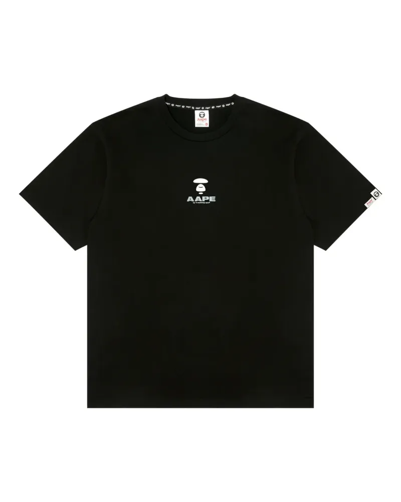 BAPE T-Shirt mit Logo-Print - Schwarz Schwarz