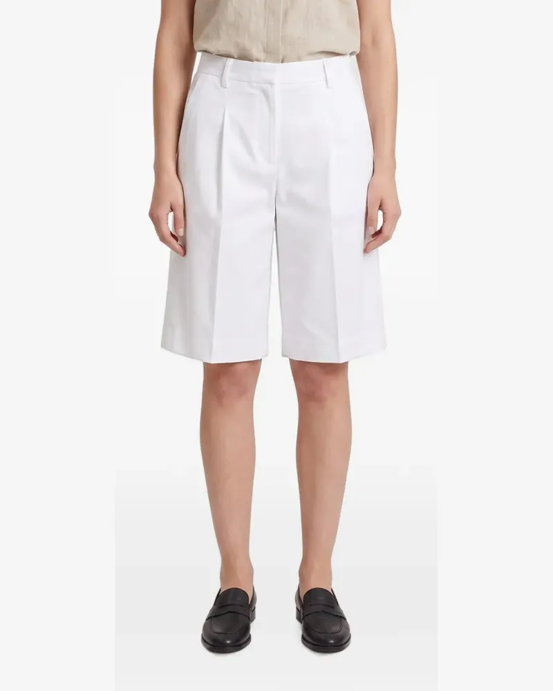 Brunello Cucinelli tailored pleated shorts - Weiß Weiß