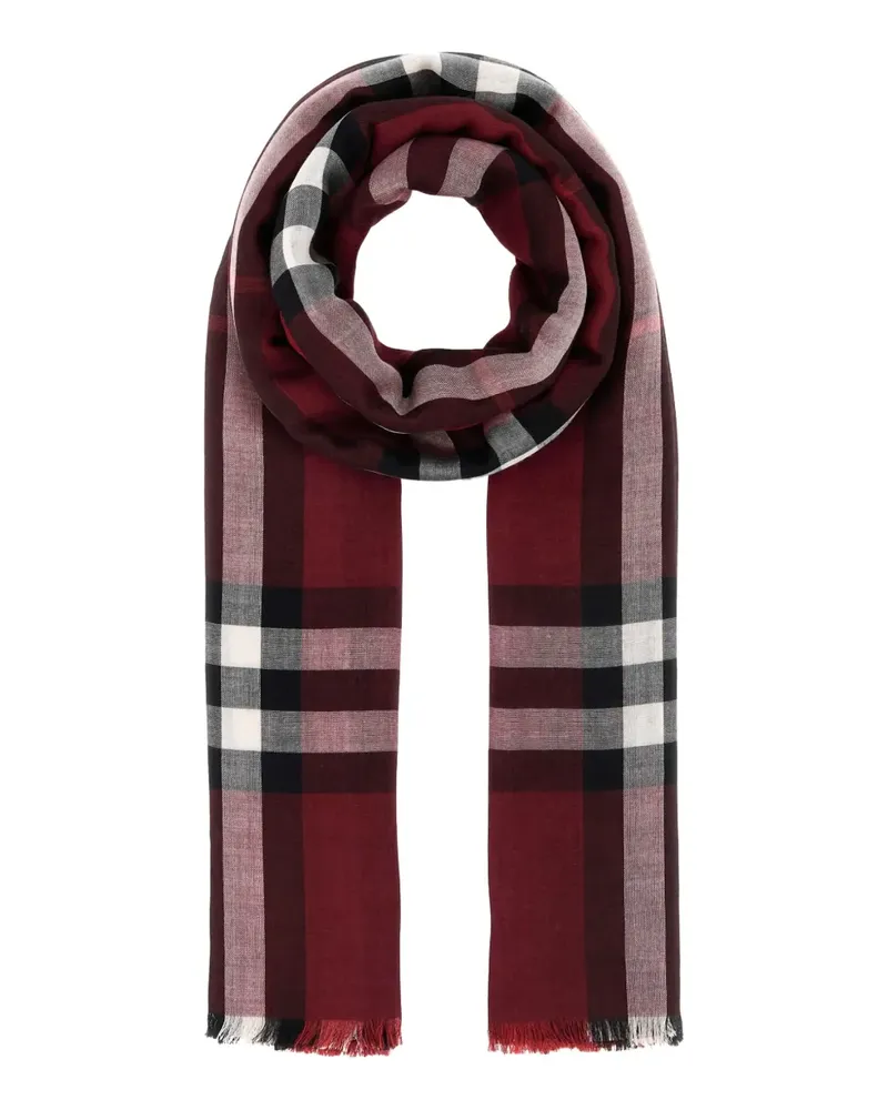 Burberry Schal mit Karomuster - Rot Rot