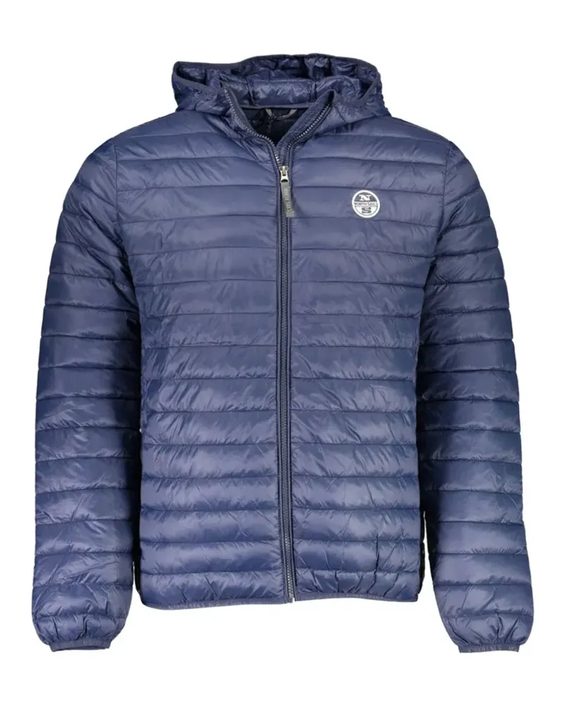 North Sails hooded puffer jacket - Blau Blau