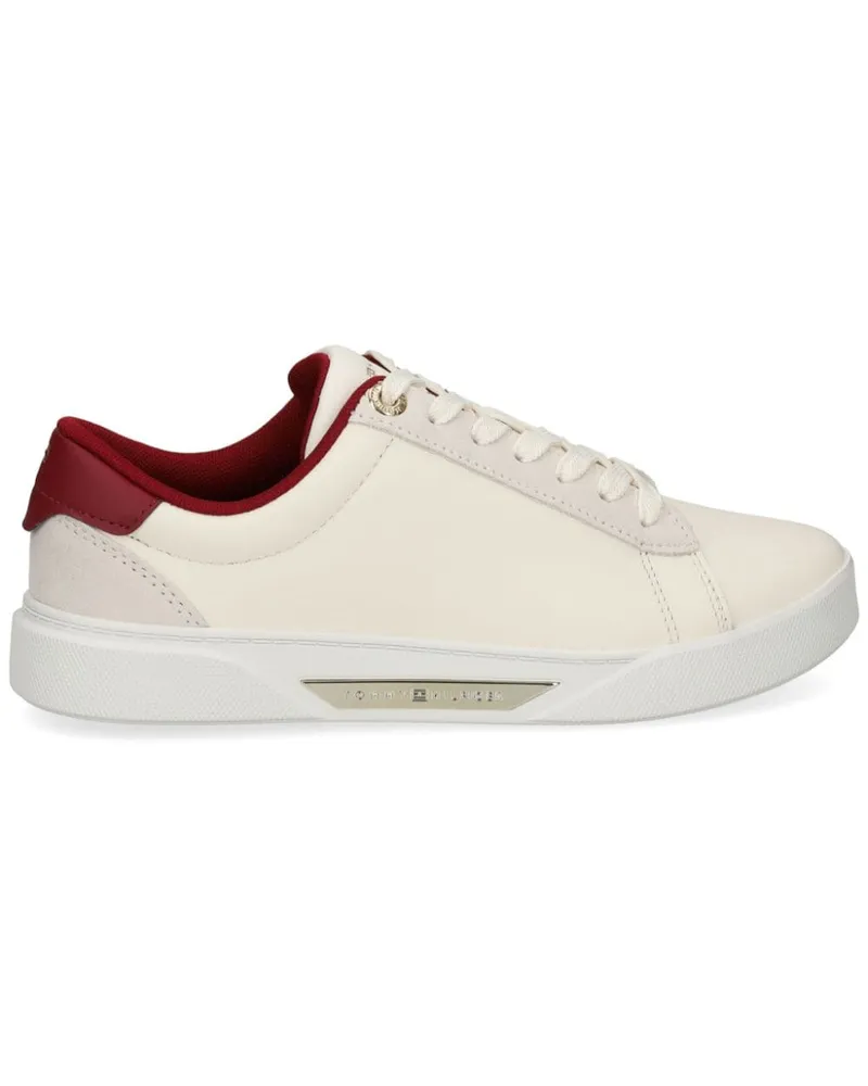 Tommy Hilfiger Sneakers aus Leder - Weiß Weiß