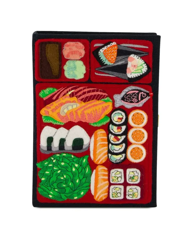 Olympia Le-Tan Bento Box Clutch - Schwarz Schwarz