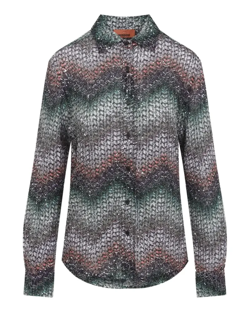 Missoni sequin shirt - Grün Grün