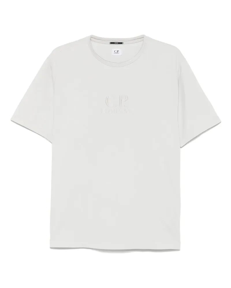 C.P. Company T-Shirt aus Piqué - Grau Grau
