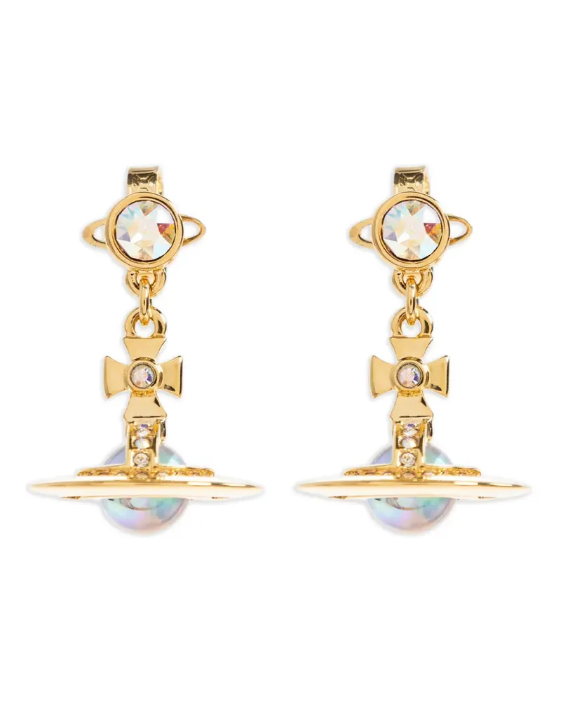 Vivienne Westwood Petite orb drop earrings - Gold Gold