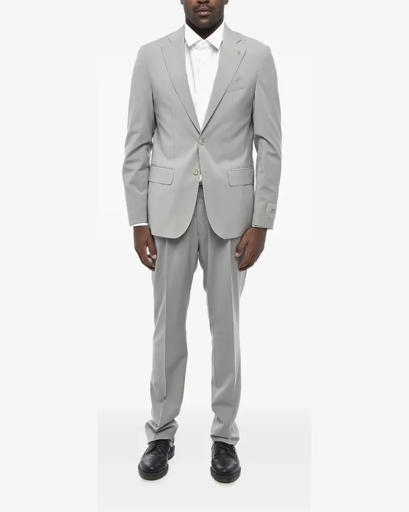 Corneliani single-breasted notch-lapel suit - Grau Grau
