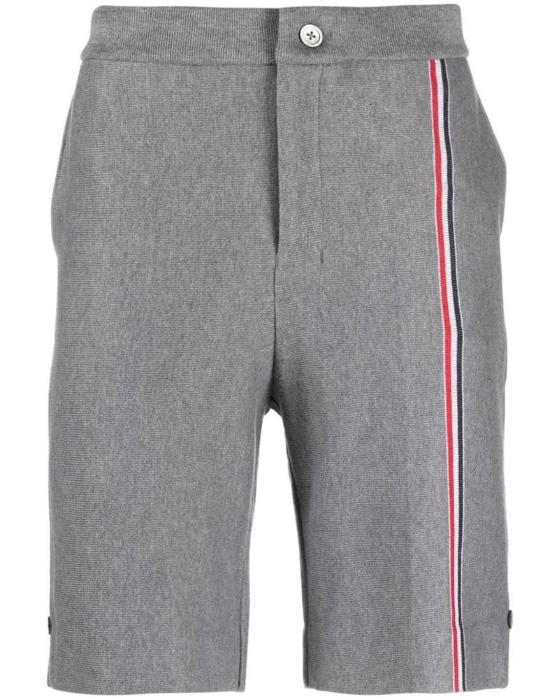 Thom Browne Bermudas mit RWB-Streifen - Grau Grau