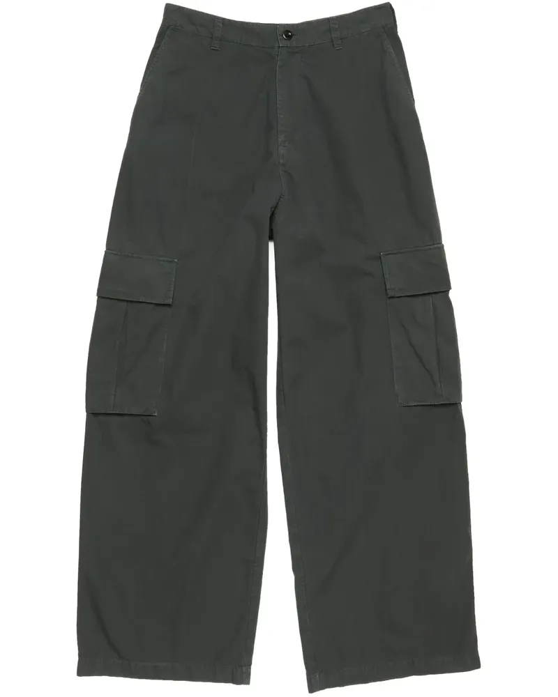 Acne Studios Cargohose aus Bio-Baumwolle - Schwarz Schwarz