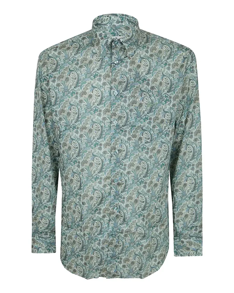 Etro Hemd mit Paisleymuster - Blau Blau