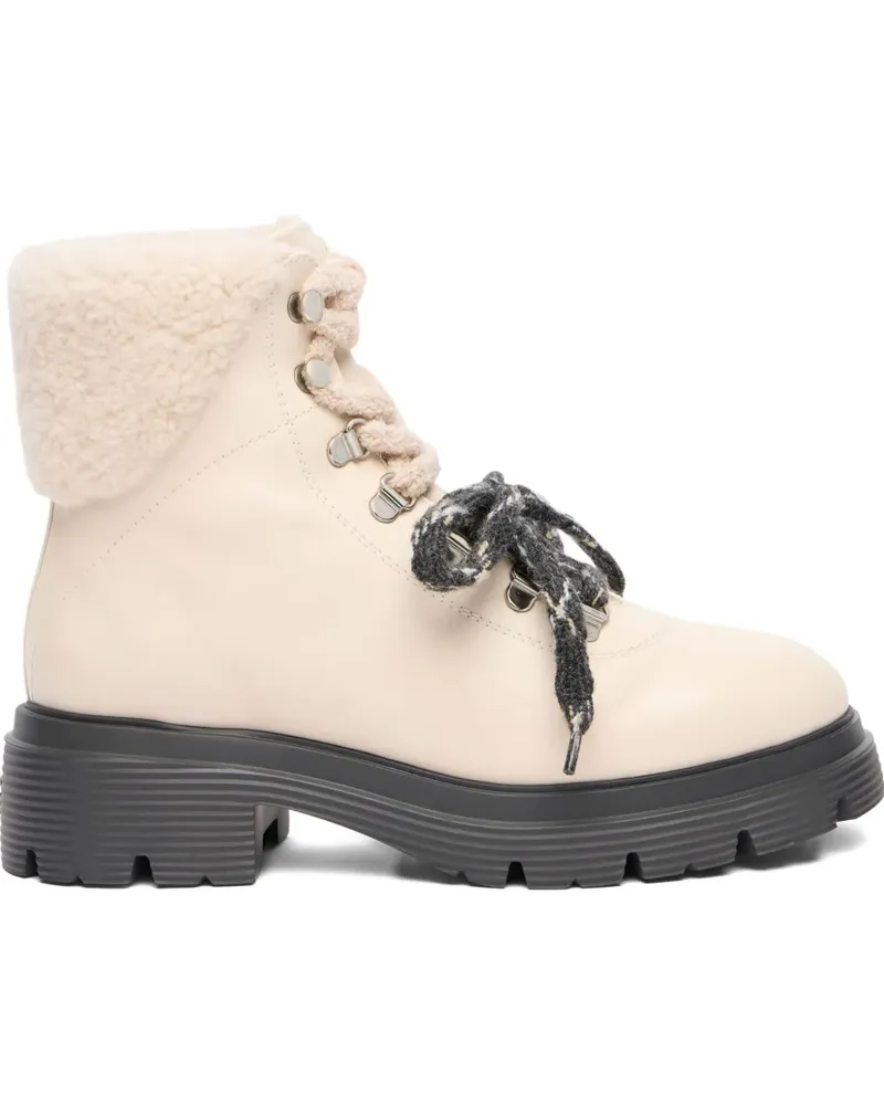 Stuart Weitzman Hudson Lite Schnürstiefel - Nude Nude