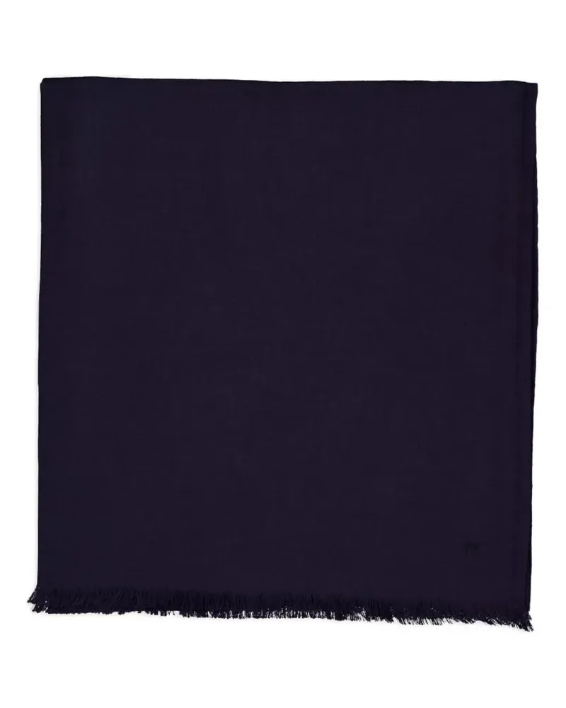 Tom Ford Schal mit Fransen - Blau Blau