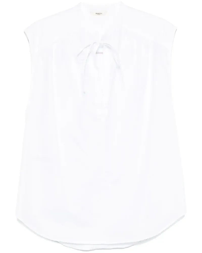 BARENA Mira Bagio Bluse - Weiß Weiß