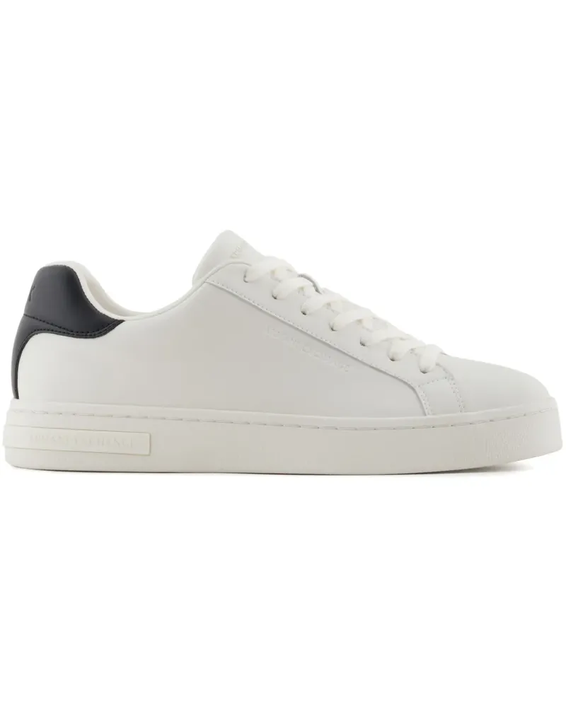 Armani Exchange Sneakers mit Logo-Prägung - Weiß Weiß