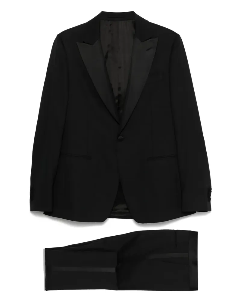 LARDINI Einreihiger Anzug - Schwarz Schwarz