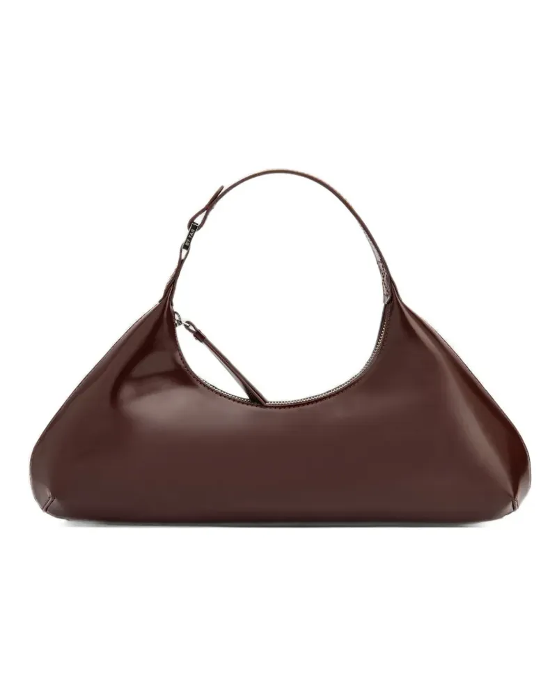 by FAR Amberette semi-patent shoulder bag - Braun Braun
