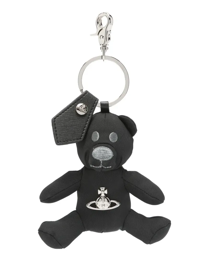 Vivienne Westwood teddy-pendant keyring - Schwarz Schwarz