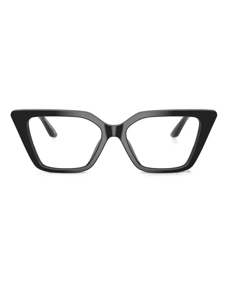 Emporio Armani cat-eye glasses - Schwarz Schwarz