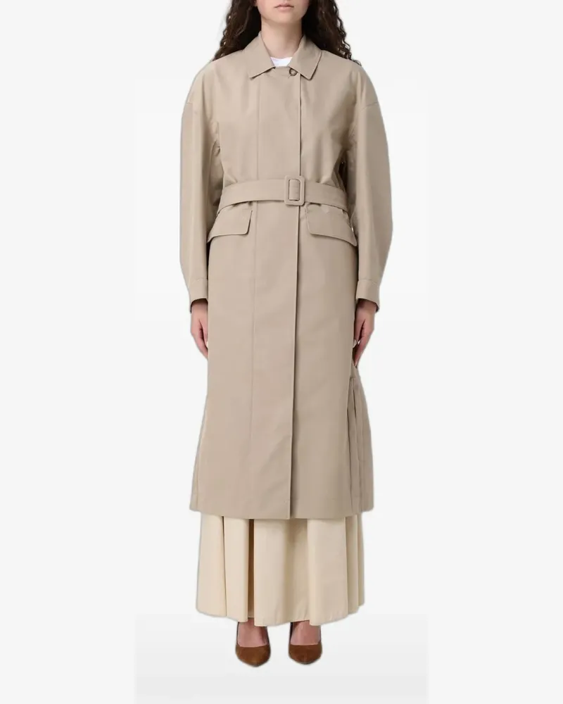 Max Mara belted trench coat - Nude Nude