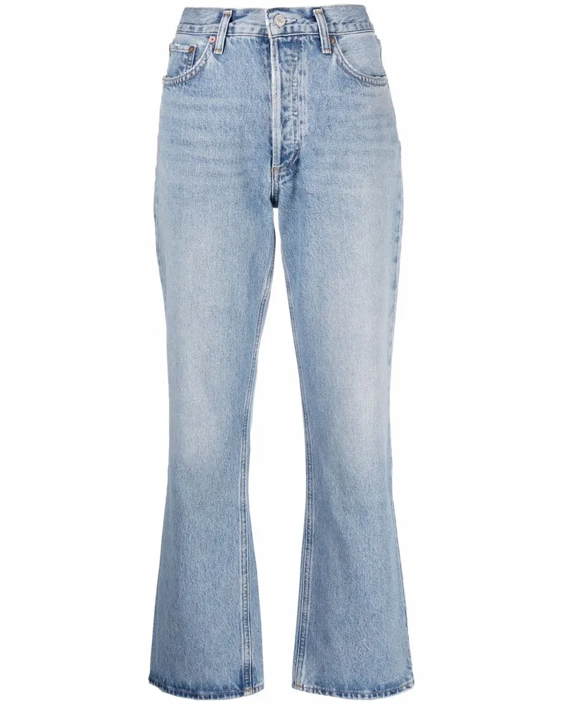 AGOLDE Bootcut-Jeans mit hohem Bund - Blau Blau