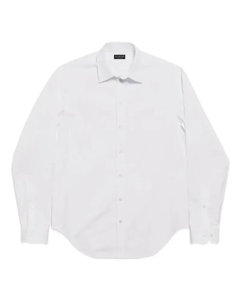 Balenciaga long-sleeve button-fastening shirt - Weiß Weiß