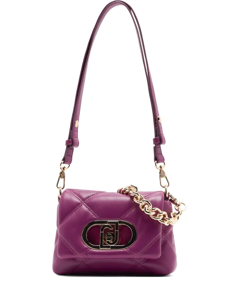 Liu Jo LaPuffy quilted monogram bag - Violett Violett