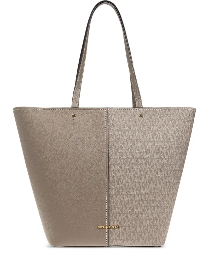 Michael Kors Shopper aus Canvas mit Logo-Print - Braun Braun